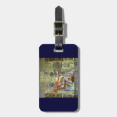 Tutankhamonの王位 ラゲッジタグ (正面縦)