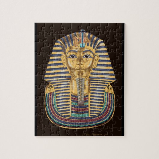 Tutankhamonの金マスク ジグソーパズル (縦)