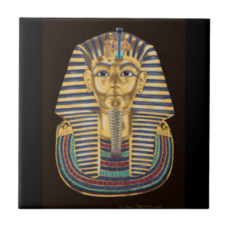 Tutankhamonの金マスク タイル