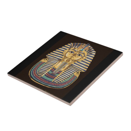 Tutankhamonの金マスク タイル (側面)