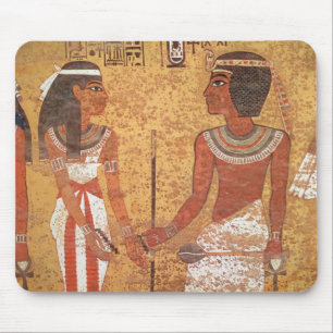Tutankhamunおよび彼の妻、Ankhesenamun マウスパッド