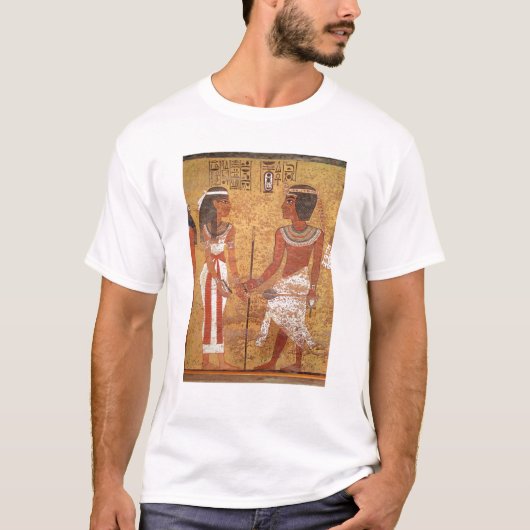 Tutankhamunおよび彼の妻、Ankhesenamun Tシャツ (正面)