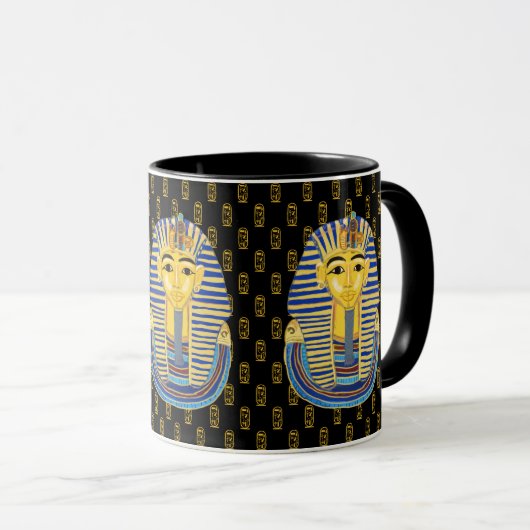 Tutankhamunのマスク マグカップ (正面右)