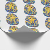 Tutankhamunのマスク ラッピングペーパー (角)