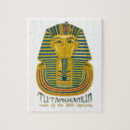 Tutankhamunのミイラ、Tutエジプトの古代王 ジグソーパズル (縦)
