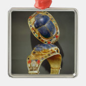 Tutankhamunの墓からのオオタマオシコガネのブレスレット、 メタルオーナメント (正面)