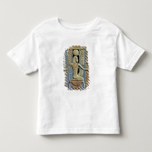 Tutankhamunの墓からの椅子の トドラーTシャツ (正面)