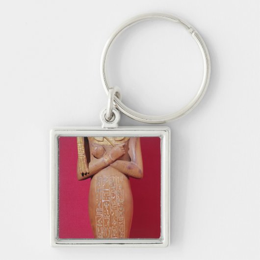 Tutankhamunの墓からの王のShabtiの姿 キーホルダー (正面)