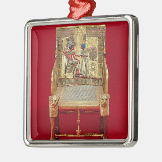 Tutankhamunの墓からの王位、 メタルオーナメント (左)