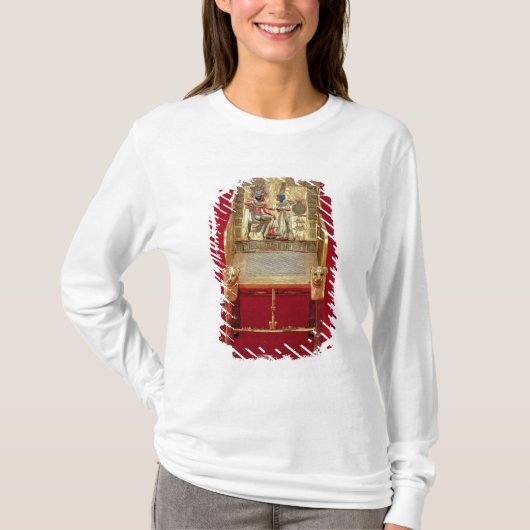 Tutankhamunの墓からの王位、 Tシャツ (正面)