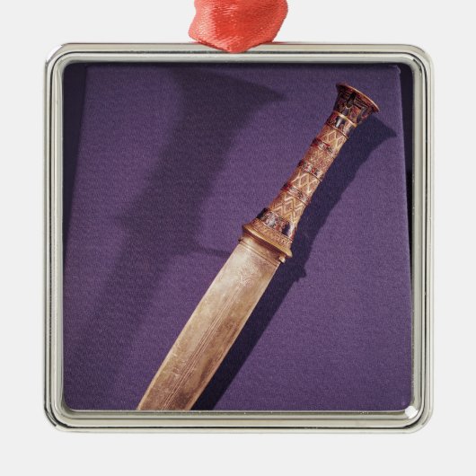Tutankhamunの墓からの短剣、 メタルオーナメント (正面)