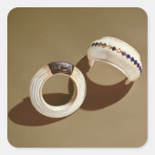 Tutankhamunの墓からの2つのブレスレット、 スクエアシール (正面)