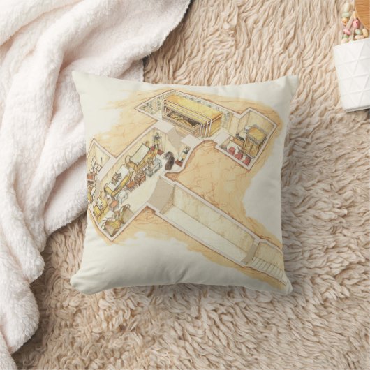 Tutankhamunの墓 クッション (ブランケット)