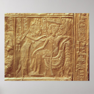 Tutankhamunの少し神社からの詳細 ポスター