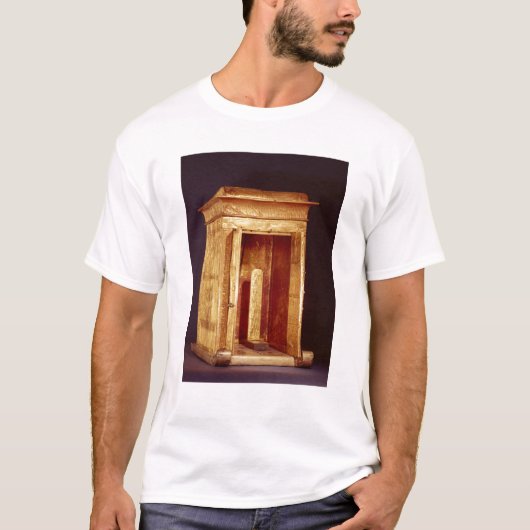 Tutankhamunの新しい王国の金神社 Tシャツ (正面)