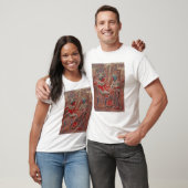 Tutankhamunの王位の背部 Tシャツ (ユニセックス)