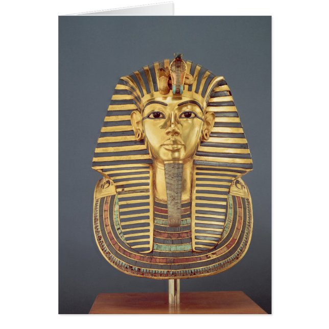 Tutankhamunの葬式のマスク (正面)