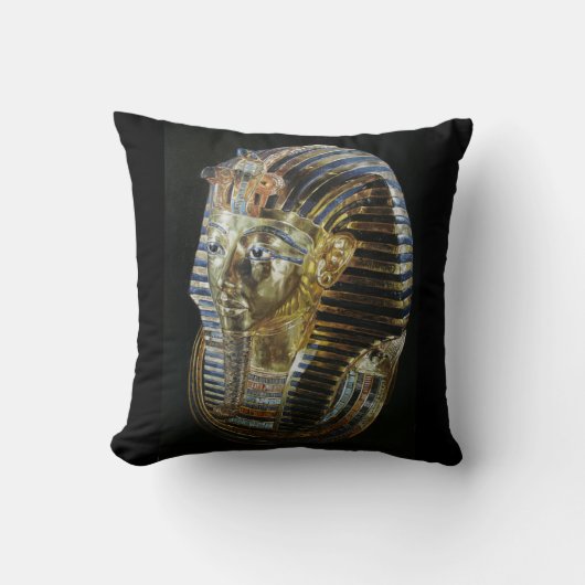 Tutankhamunの金マスク クッション (正面)