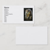 Tutankhamunの金マスク 名刺 (正面/裏面)