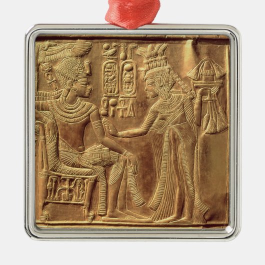 Tutankhamunの金神社からの詳細 メタルオーナメント (正面)