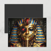 Tutankhamun 2.0: The Cyber King ポストカード (正面/裏面)