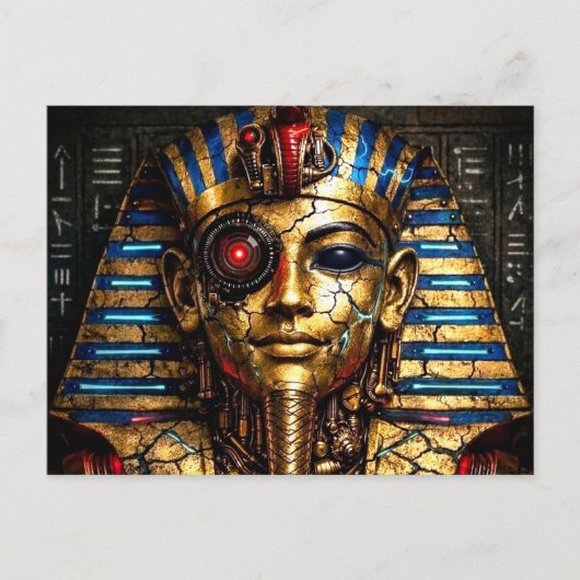 Tutankhamun 2.0: The Cyber King ポストカード (正面)