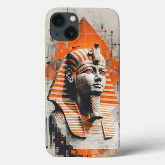 Tutankhamun Abstract: Ancient Egypt Modern Art Cas Case-Mate iPhoneケース (裏面)