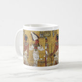 Tutankhamun's tomb mural コーヒーマグカップ (正面左)
