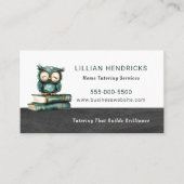  Tutor Teacher Home School Education 名刺 (正面)