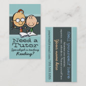 Tutor.Tutoring.Teacher.Learning Specialist.gr 名刺 (正面/裏面)