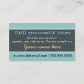 Tutor.Tutoring.Teacher.Learning Specialist.gr 名刺 (裏面)