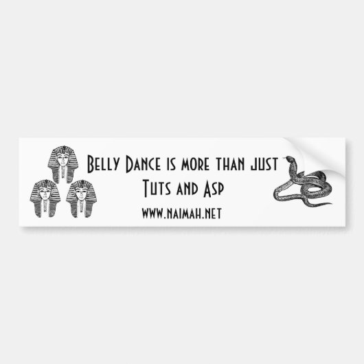 Tutsおよび非対称多重処理システムのバンパーステッカー バンパーステッカー (正面)