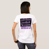 Tutt無線のAmythystのTシャツ Tシャツ (裏面フル)