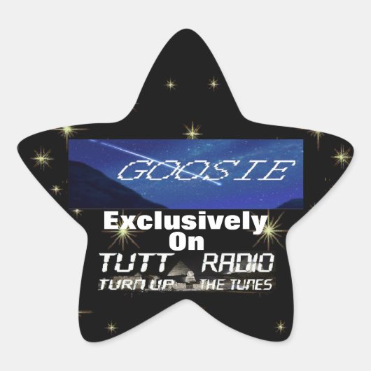 Tutt Radio Goosie's Stickers 星シール (正面)