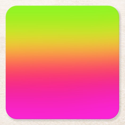Tuttiグラデーション スクエアペーパーコースター (正面)