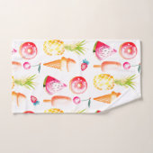 Tutti夏のお菓子とお菓子 バスタオルセット (ハンドタオル)