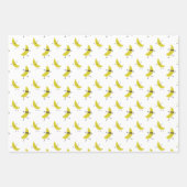 Tutti Fruitti Birthday Pattern Cute Fruits ラッピングペーパーシート (正面2)