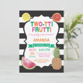 Tutti Fruttiの誕生日のパーティの招待状第2 Bday 招待状 (スタンド正面)