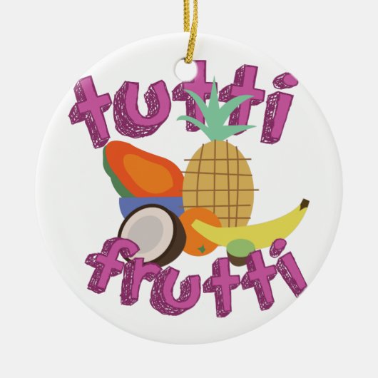 Tutti Frutti セラミックオーナメント (正面)