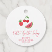 Tutti Frutti Baby Shower  フェイバータグ (正面)