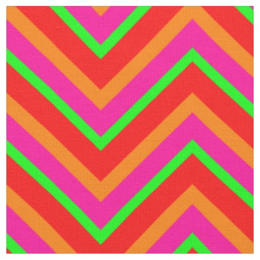 Tutti Frutti Chevron 07 – ファブリック (クローズアップ)