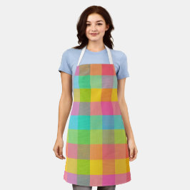 Tutti Frutti Plaid – パタカラフルン市松模様にAp エプロン