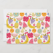 Tuttifrutti Birthday Invitation 招待状 (裏面)