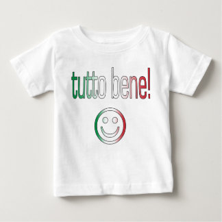 Tutto Bene! イタリアの旗色 ベビーTシャツ
