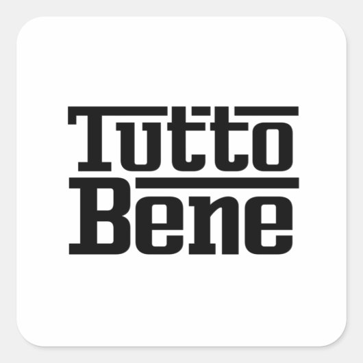Tutto Bene スクエアシール (正面)