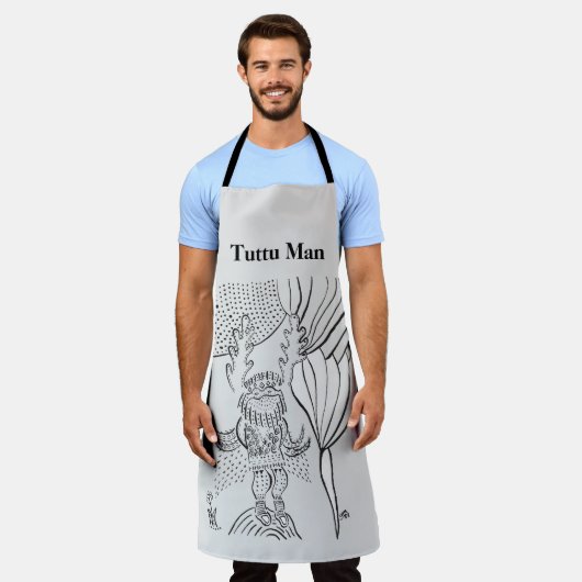 Tuttu Man エプロン (着用した状態)