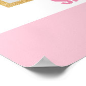 Tutu Ballerina赤ちゃんシャワー写真プロップフレームポスター ポスター (角)