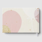 Tutu Ballerina Ballet Dancer Girl Pink Birthday ゲストブック (裏面)