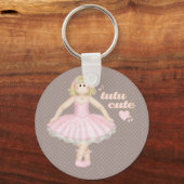 Tutu Cute （ブロンド） - Keychain キーホルダー (正面)