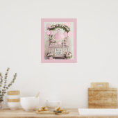 Tutu Cute Ballet Pink Ballerina Theme for Girls ポスター (キッチン)